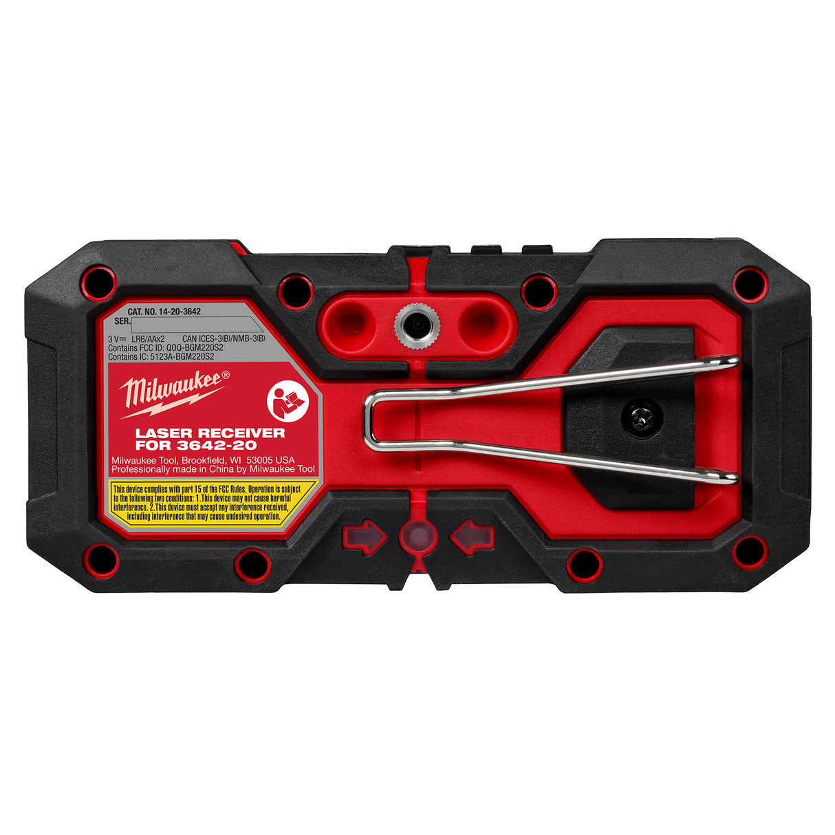 Milwaukee 3642-21 M12™ Green 360° 3-Plane Laser w/Automatic Alignment & Receiver