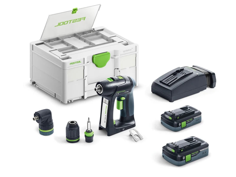 FESTOOL 577619 C 18 HPC 4,0 I-Set Cordless Drill