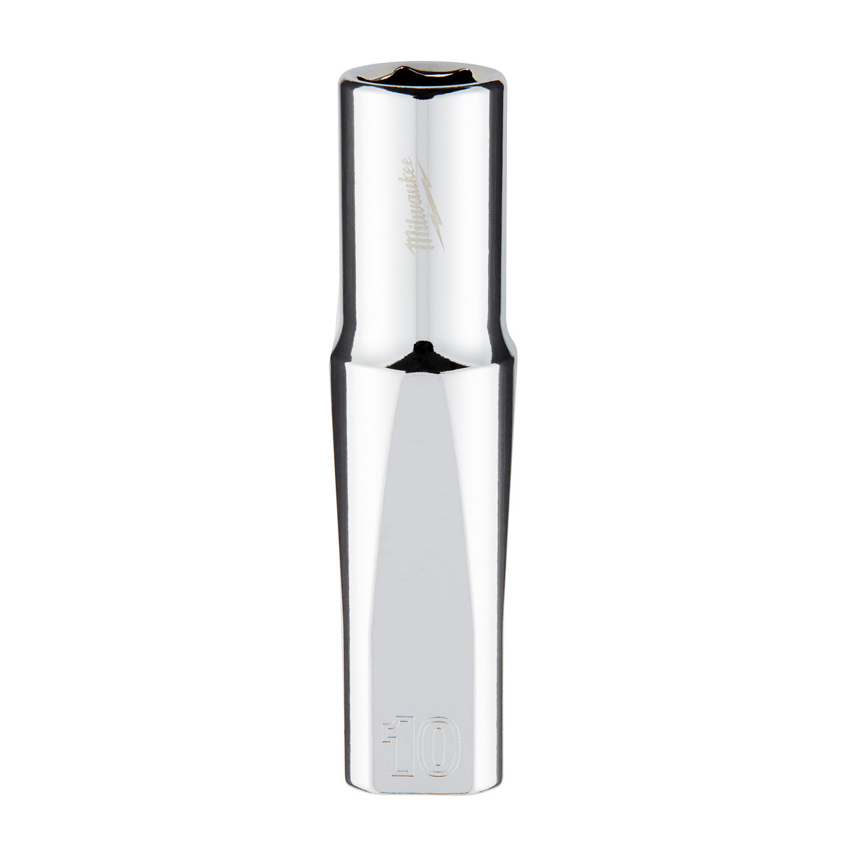 Milwaukee 3/8" Drive 10mm Metric Deep Socket with FOUR FLAT™ Sides 45-34-0010