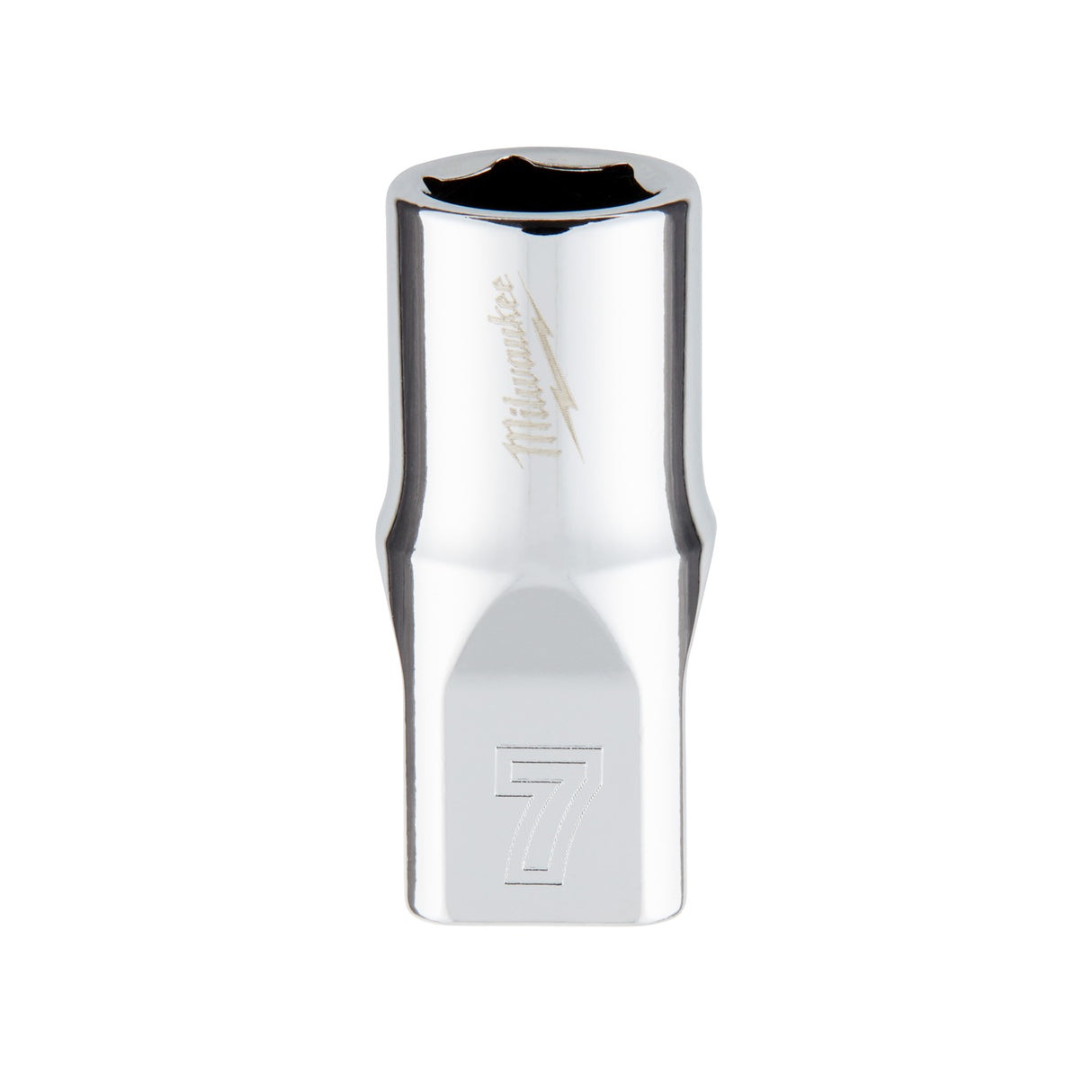 Milwaukee 1/4" Drive 7mm Metric Socket with FOUR FLAT™ Sides 45-34-9033