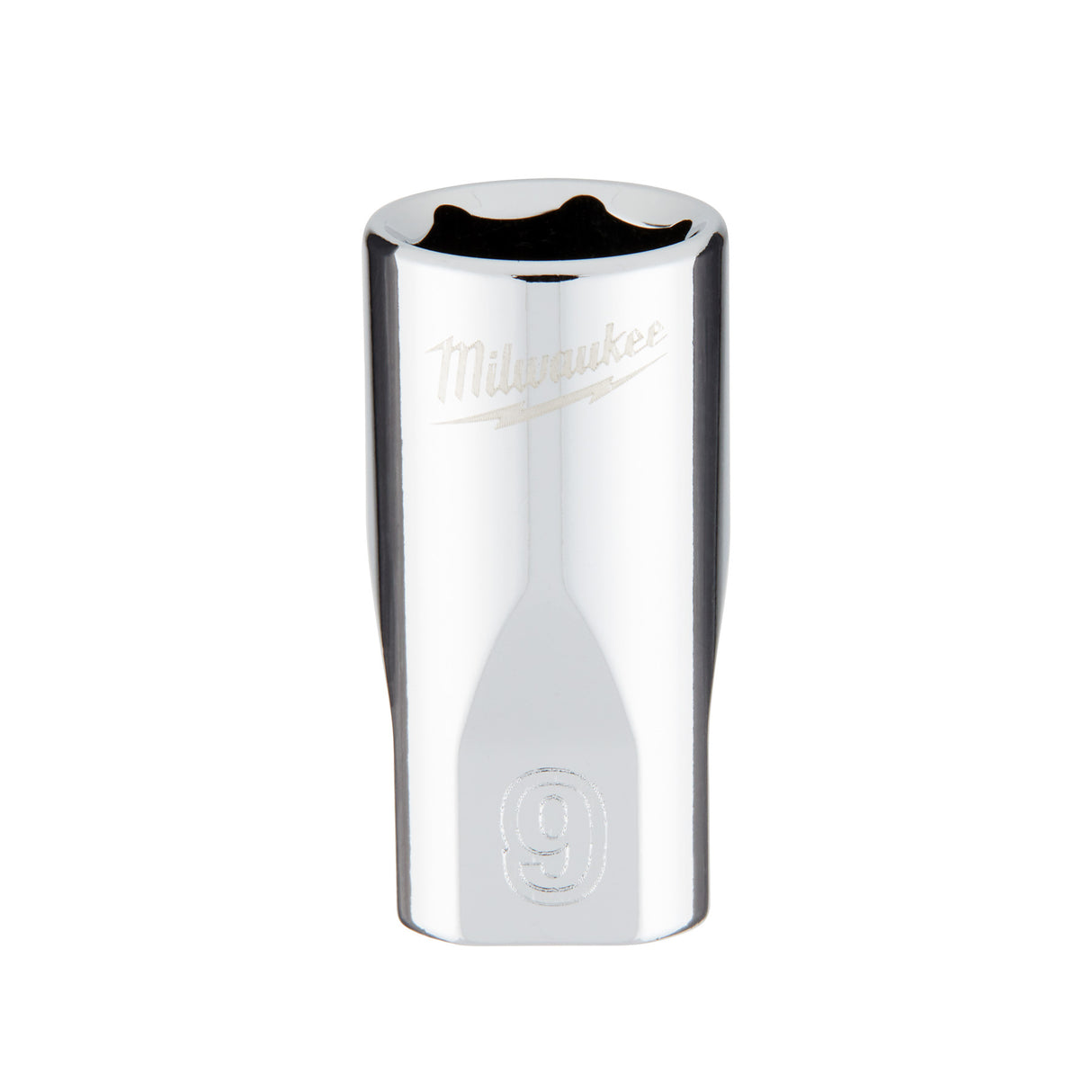 Milwaukee 1/4" Drive 9mm Metric Socket with FOUR FLAT™ Sides 45-34-9035