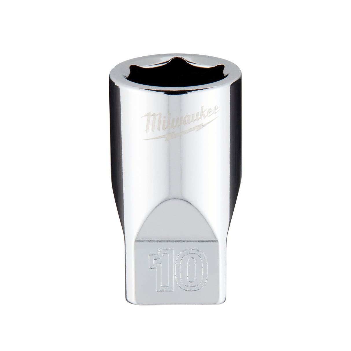 Milwaukee 1/4" Drive 10mm Metric Socket with FOUR FLAT™ Sides 45-34-9036