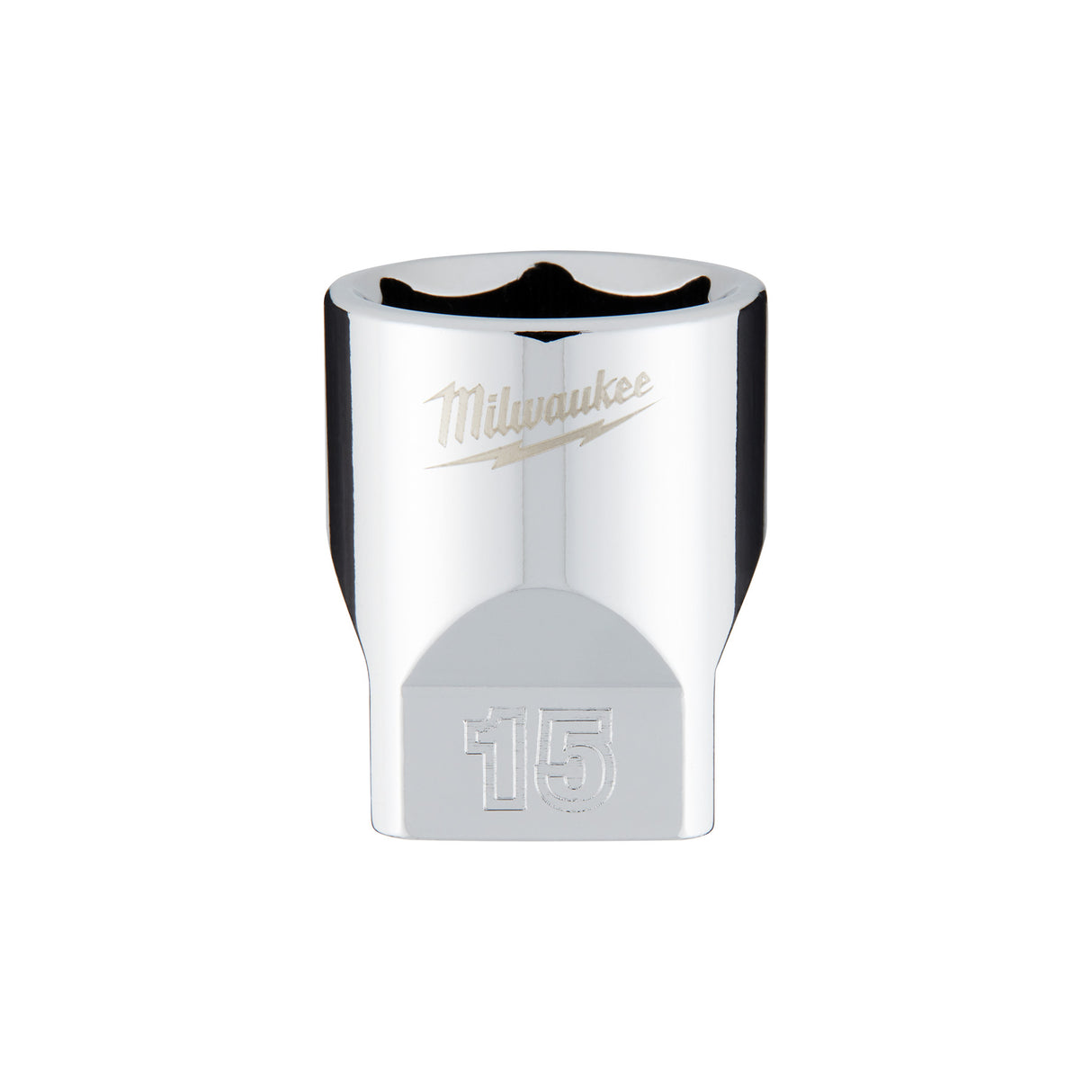 Milwaukee 1/4" Drive 15mm Metric Socket with FOUR FLAT™ Sides 45-34-9041