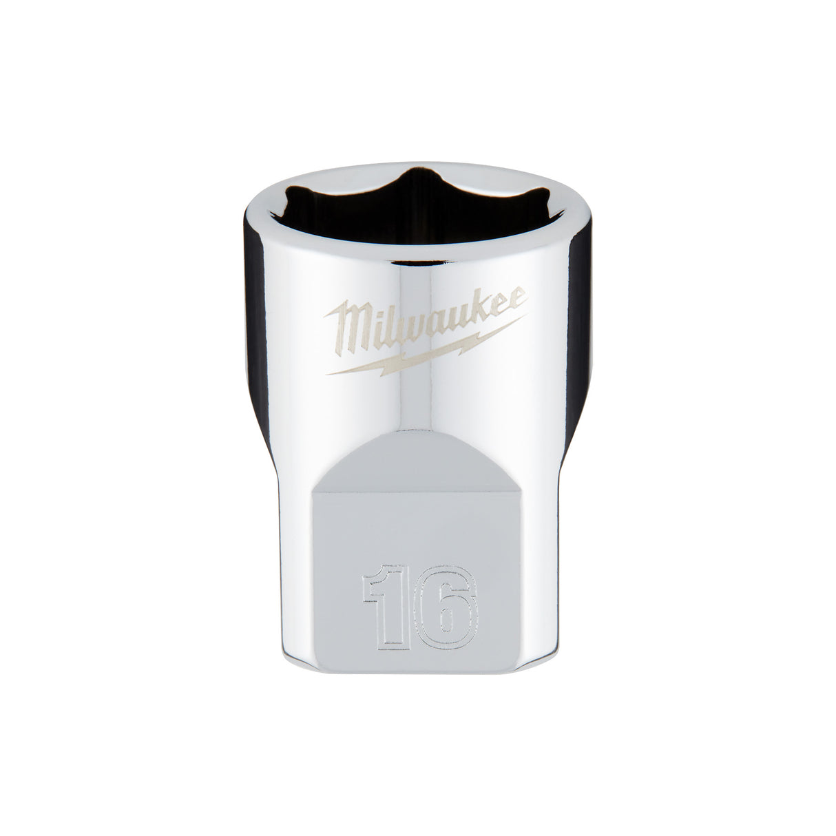 Milwaukee 3/8" Drive 16mm Metric Socket with FOUR FLAT™ Sides 45-34-9086