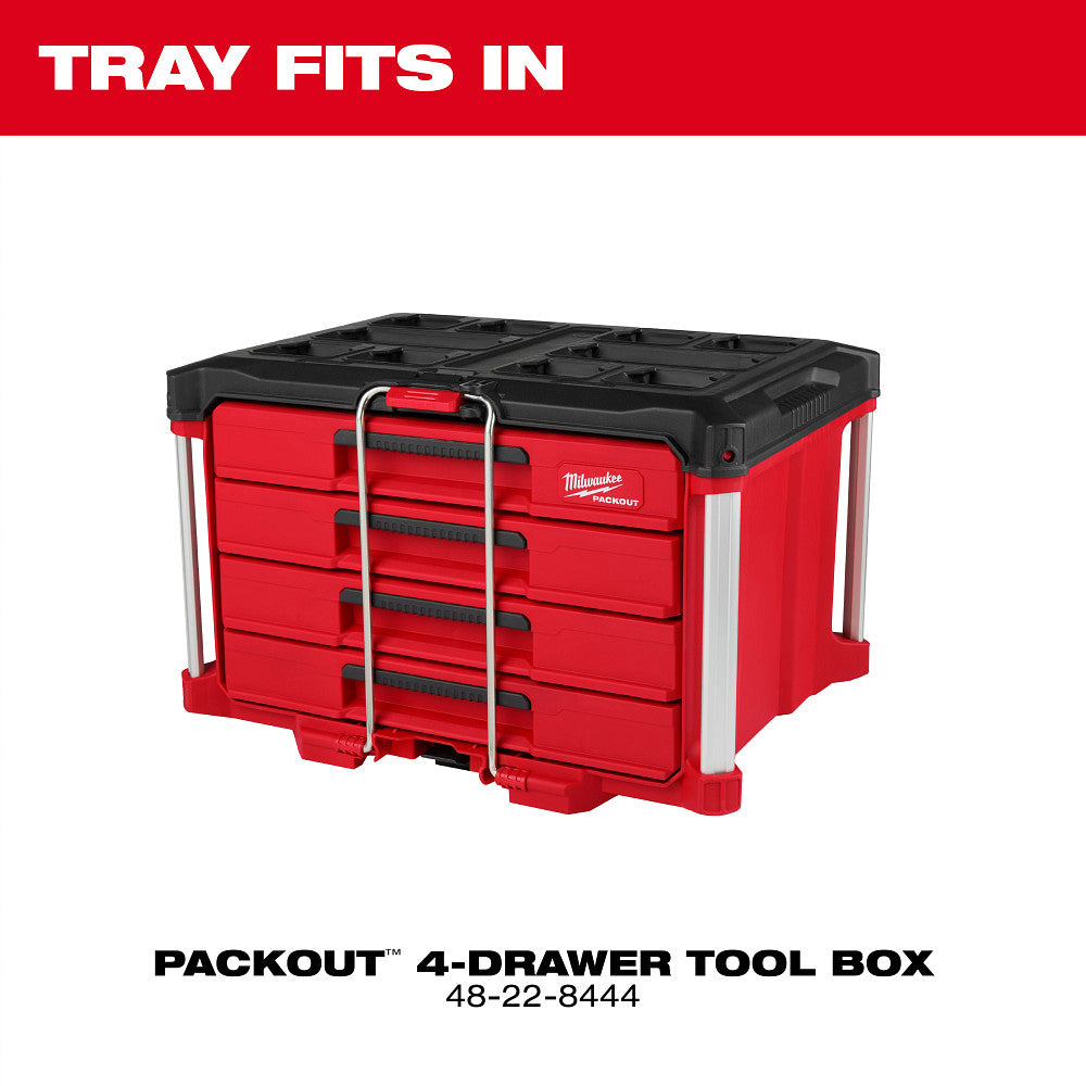 Milwaukee 48-22-0158 17pc. Screwdriver & Pry Bar Set with Tray for PACKOUT™ Drawers