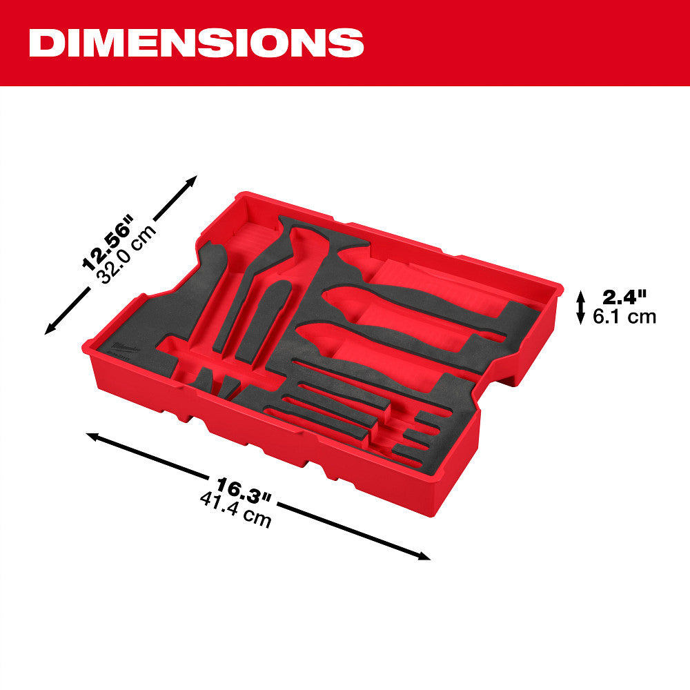 Milwaukee 48-22-0160 9pc. Pliers & Wrench Set with Tray for PACKOUT™ Drawers