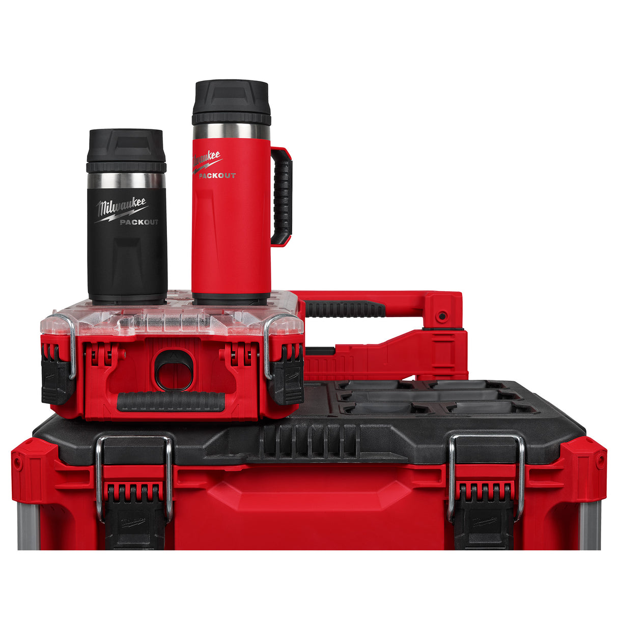 Milwaukee 48-22-8391R PACKOUT™ 12oz Insulated Bottle with Sip Lid - Red