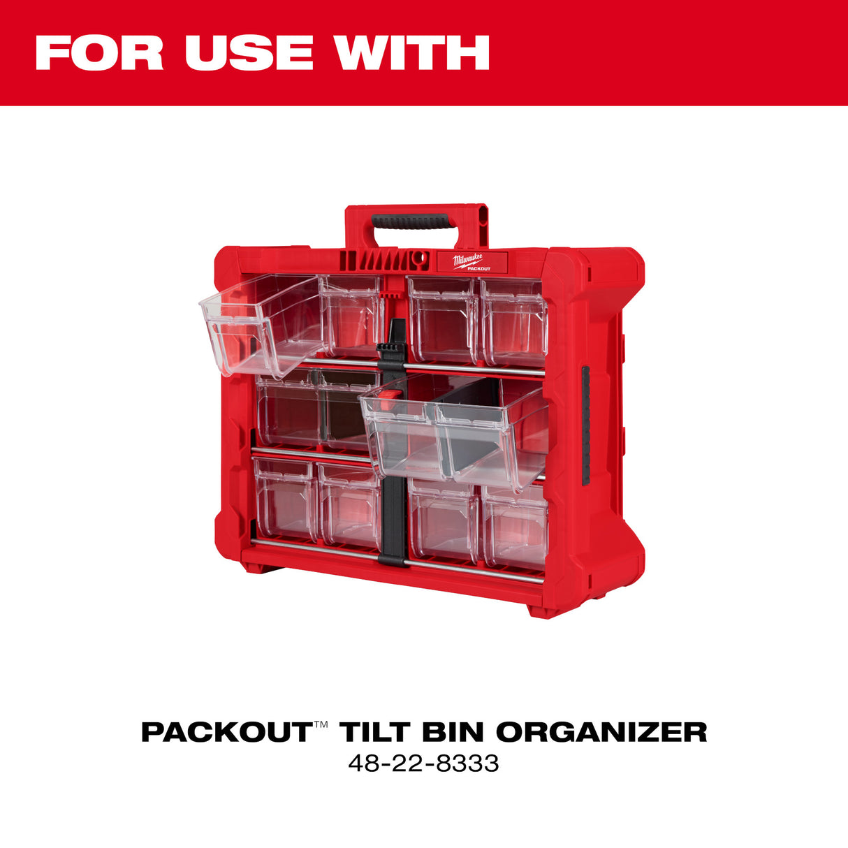 Milwaukee 48-22-8434 Large Bin for PACKOUT™ Tilt Bin Organizer
