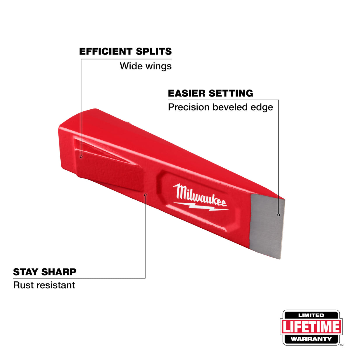 Milwaukee 48-22-9065 5lb Splitting Wedge