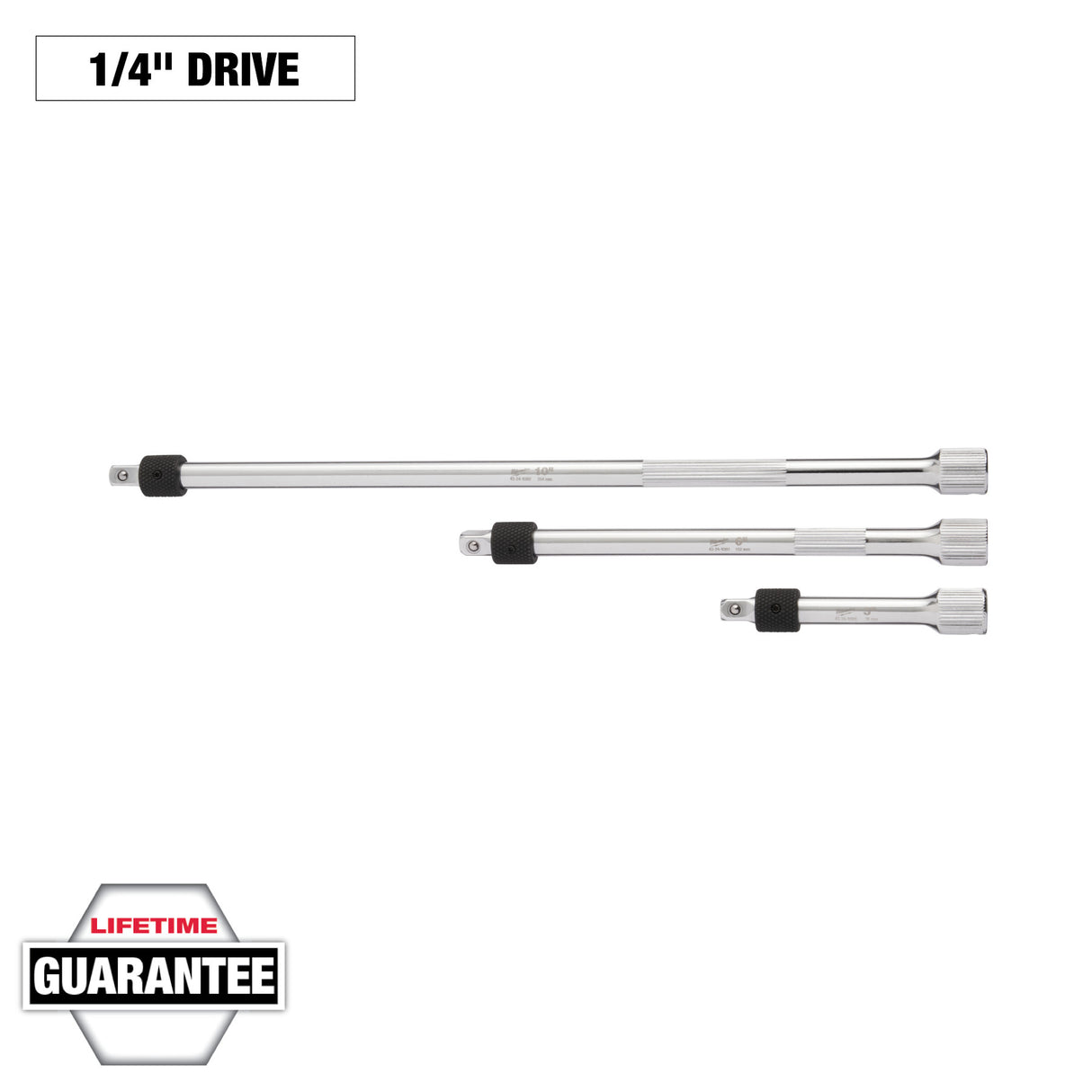 Milwaukee 48-22-9360 3pc 1/4” Drive Locking Extension Set