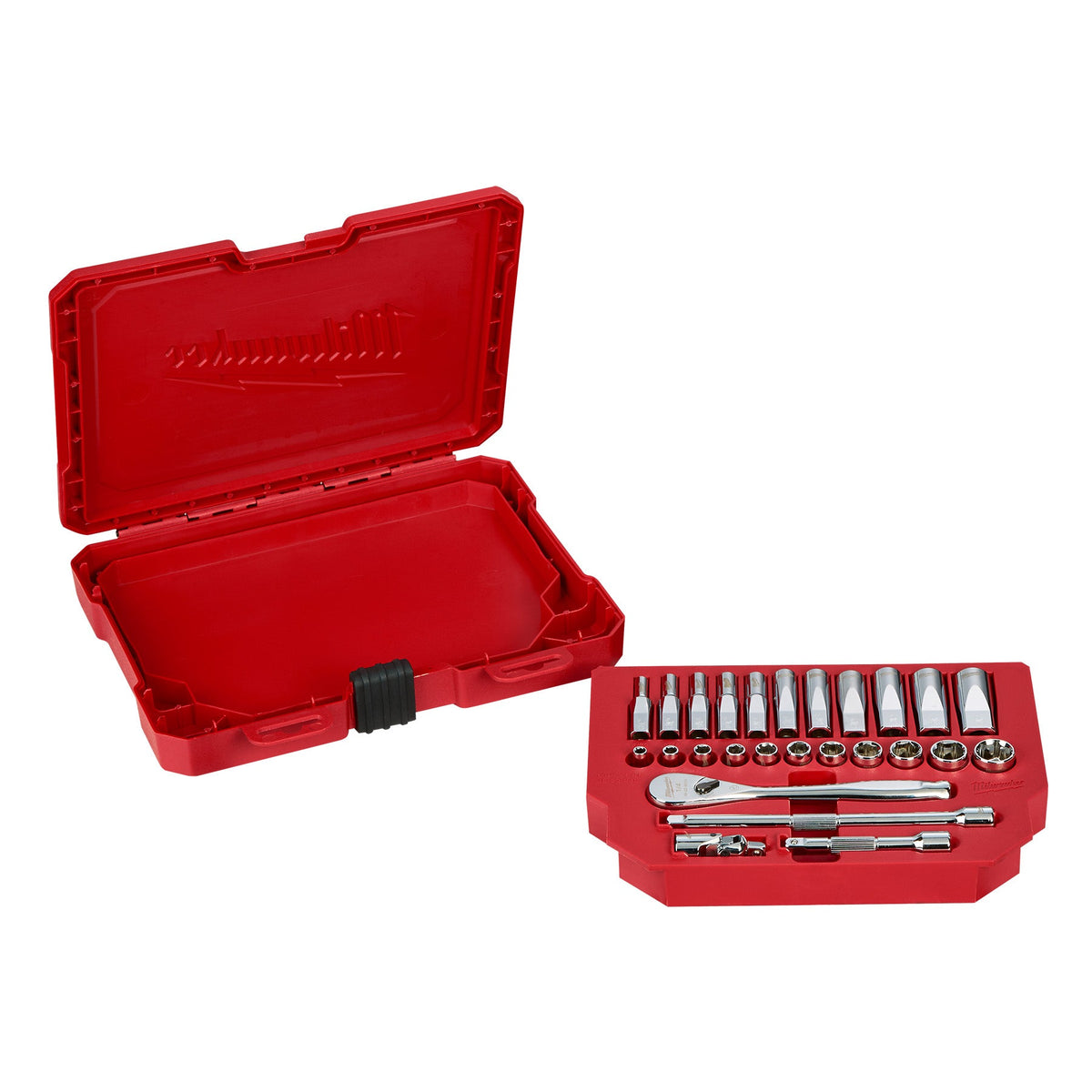 Milwaukee 48-22-9404 1/4" Drive 26pc Ratchet & Socket Set - SAE