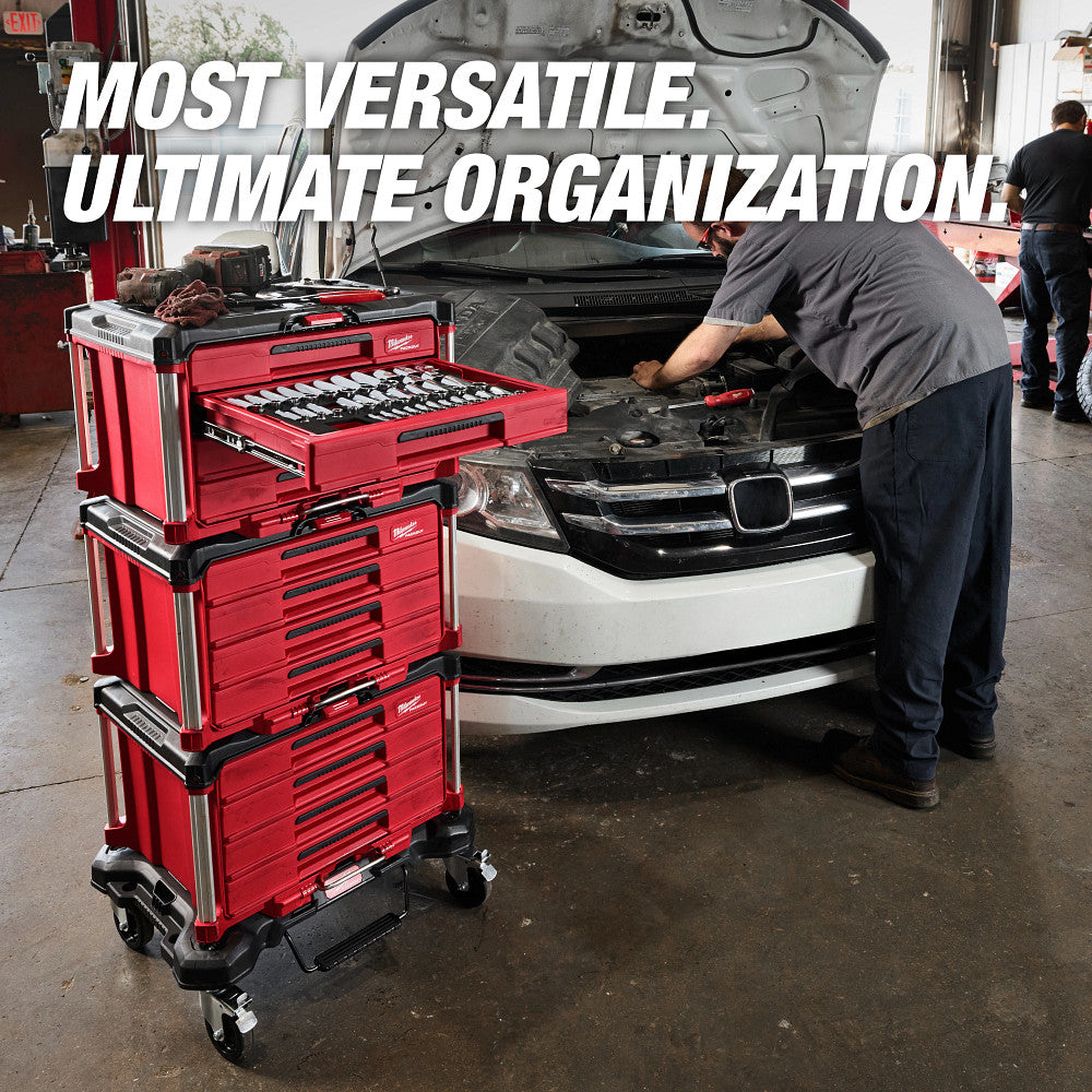 Milwaukee 48-22-9495 366pc. Master Mechanics Hand Tool Set with PACKOUT™ Drawers and Dolly