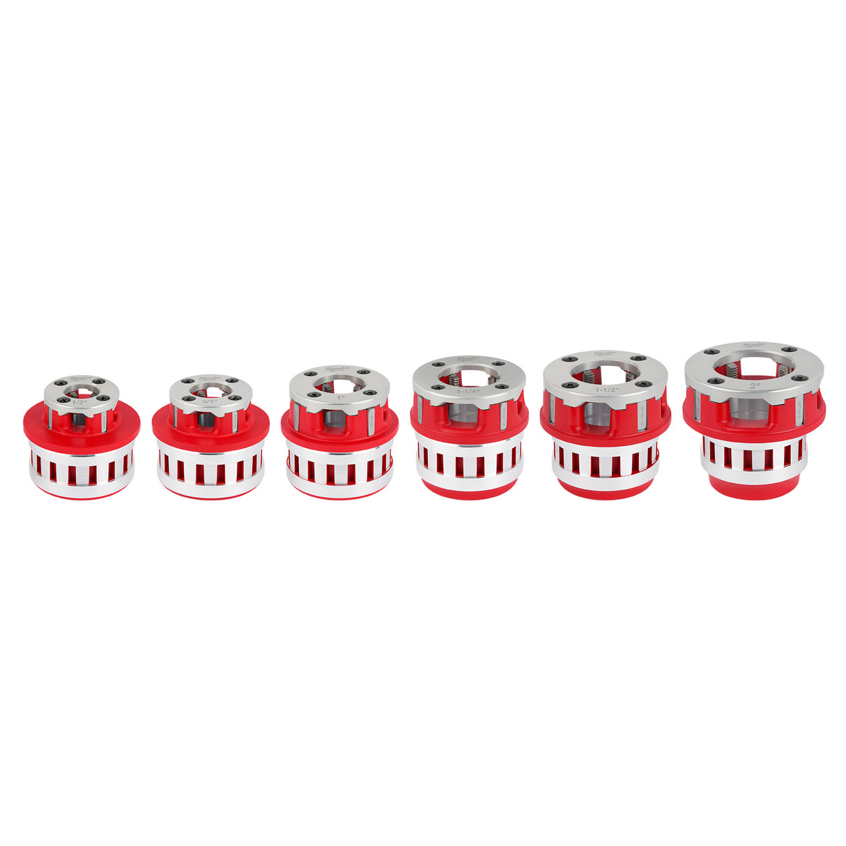 Milwaukee 48-36-1060 1/2"-2" High Speed NPT Portable Pipe Threading Forged Aluminum Die Head Kit