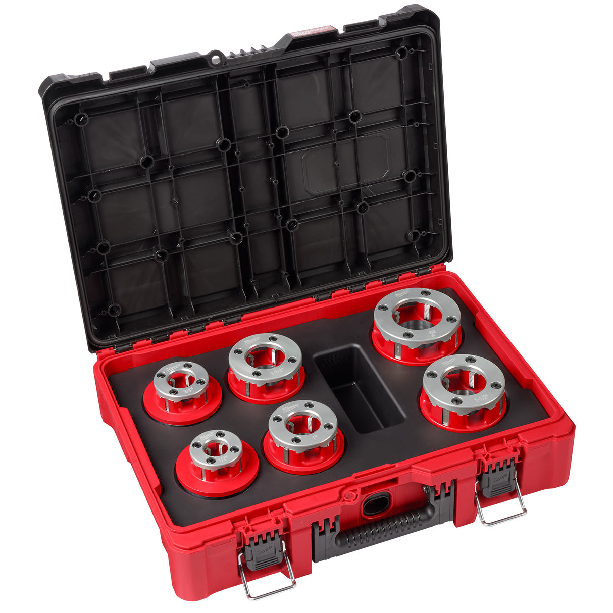 Milwaukee 48-36-1060 1/2"-2" High Speed NPT Portable Pipe Threading Forged Aluminum Die Head Kit