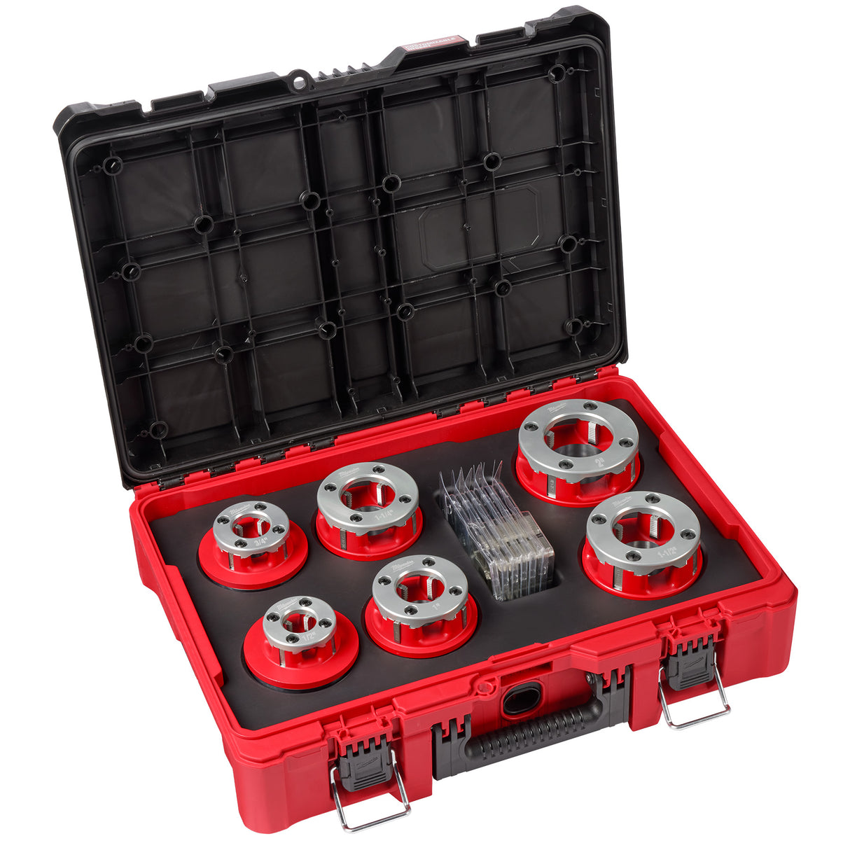 Milwaukee 48-36-1060 1/2"-2" High Speed NPT Portable Pipe Threading Forged Aluminum Die Head Kit