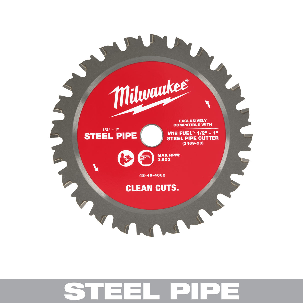 Milwaukee 48-40-4062  1/2” – 1” Steel Pipe Cutting Blade
