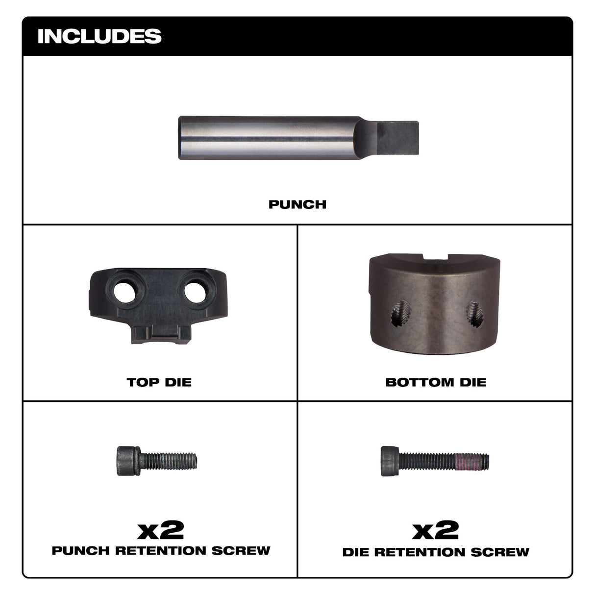 Milwaukee 48-44-0274 M18 10Ga Nibbler Punch & Die Set