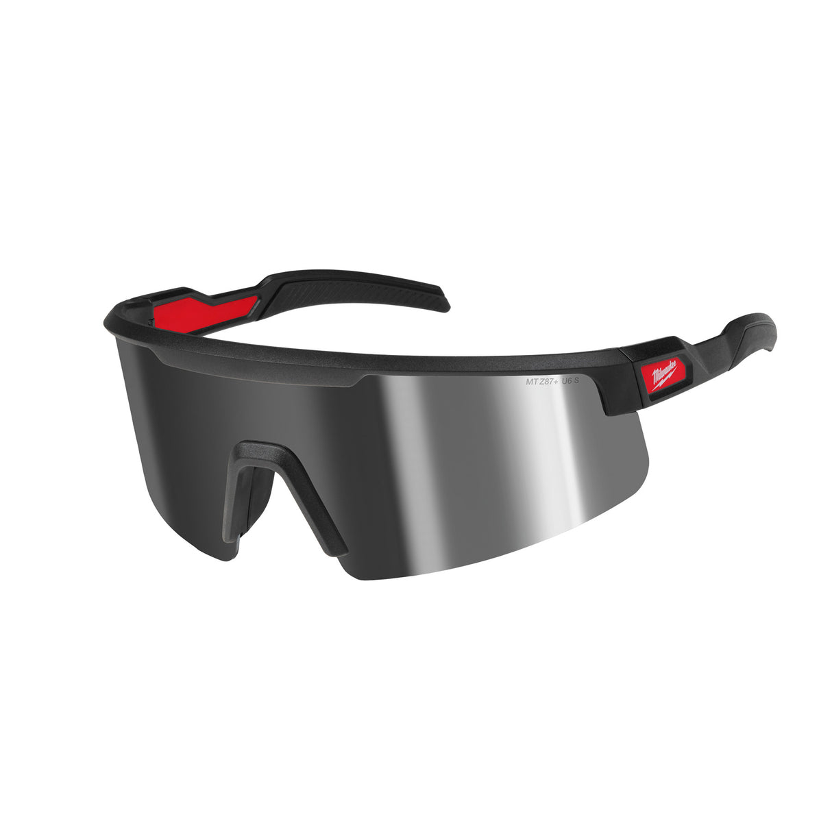 Milwaukee 48-73-2502 Wrap Around Safety Glasses - Mirrored Anti-Scratch Lenses