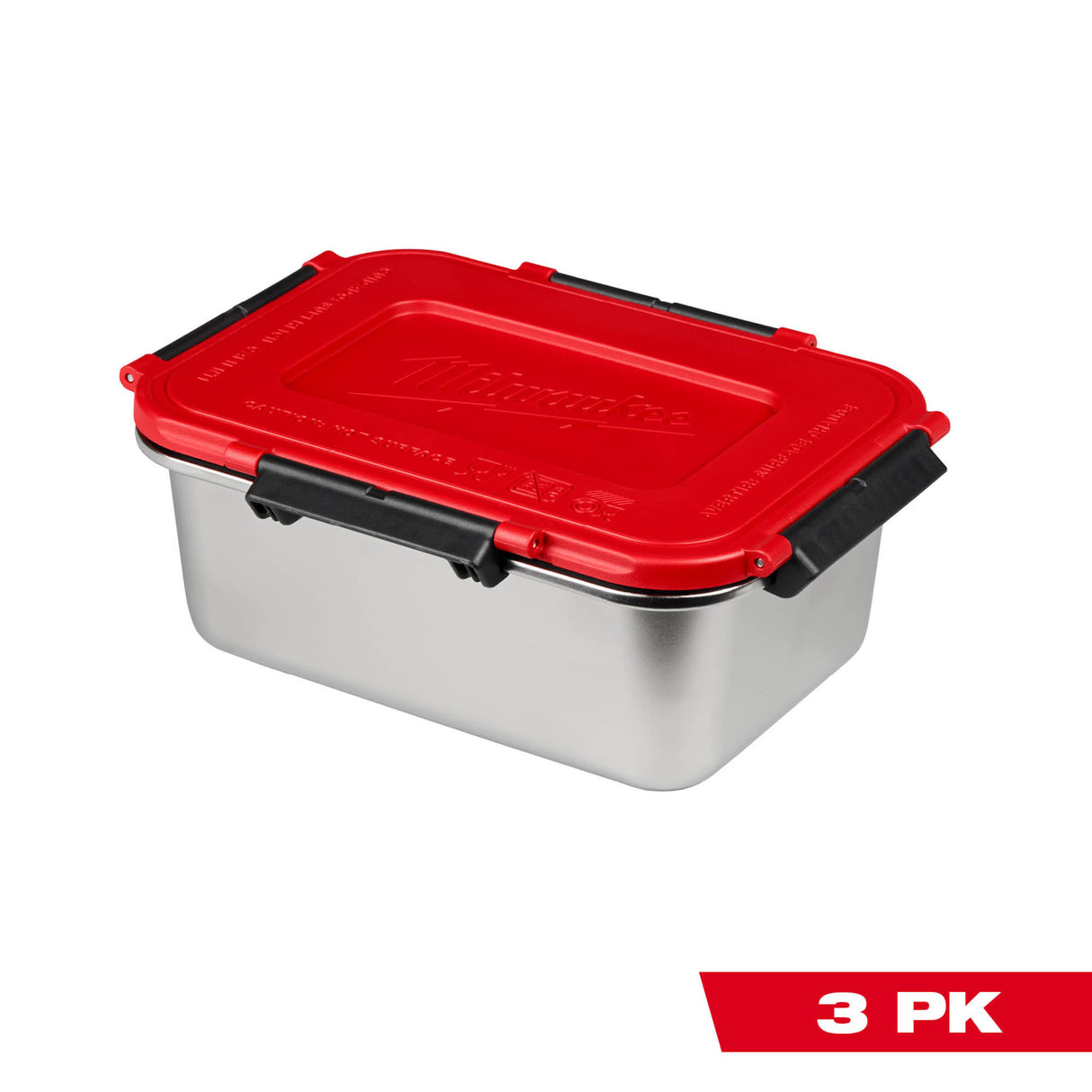 Milwaukee Tool 49-16-0203 (3) Stainless Steel Containers for M18™ Jobsite Lunch Warmer