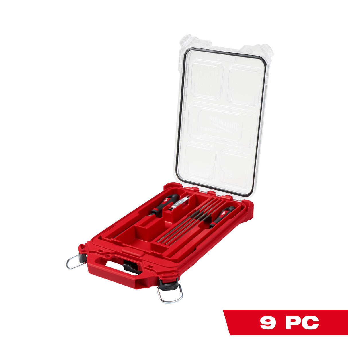 Milwaukee 49-16-2880 9pc Saw Chain Sharpening Set with PACKOUT™ Low-Profile Compact Organizer