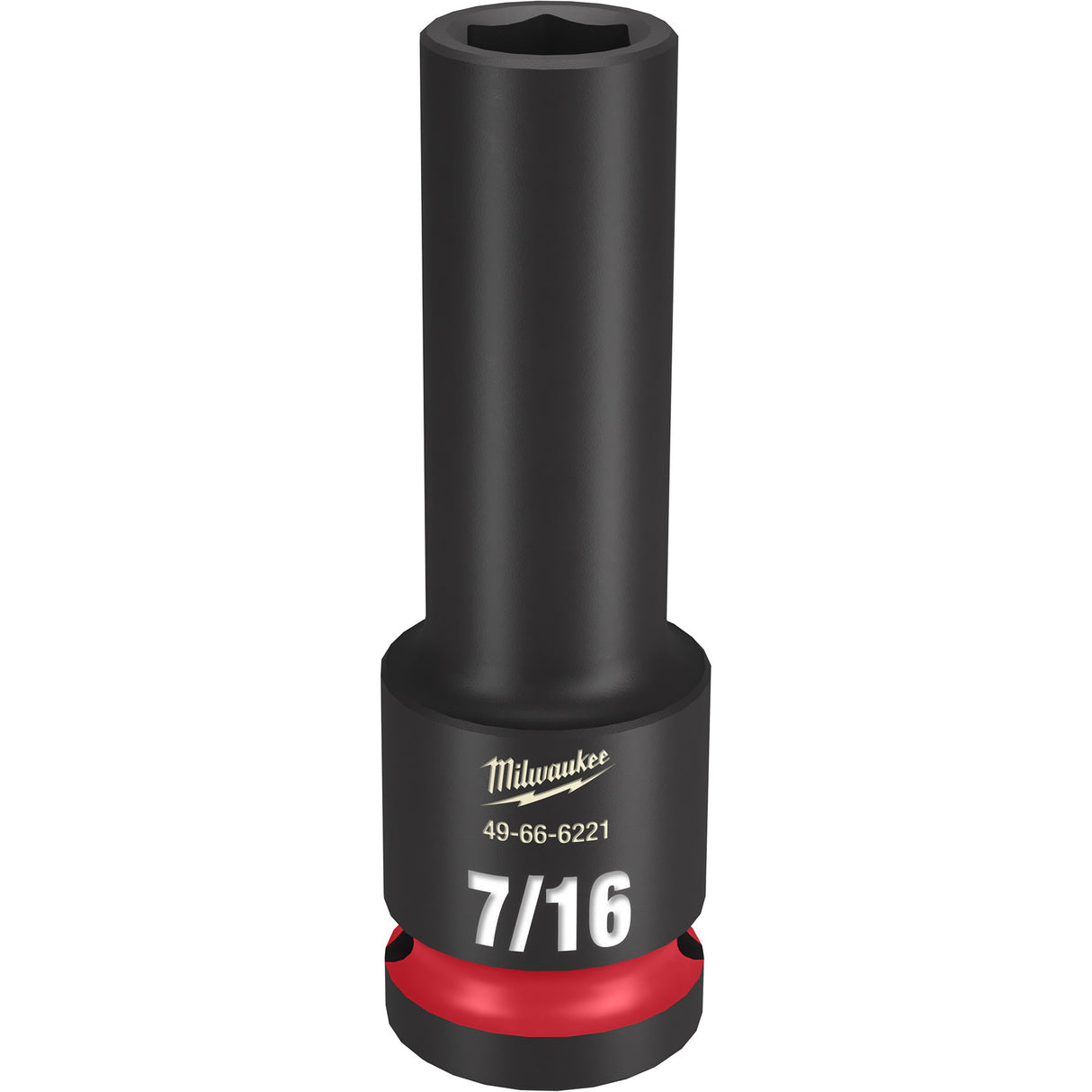 Milwaukee SHOCKWAVE Impact Duty™ 1/2" Drive 7/16" 6 Point Sockets 49-66-6221