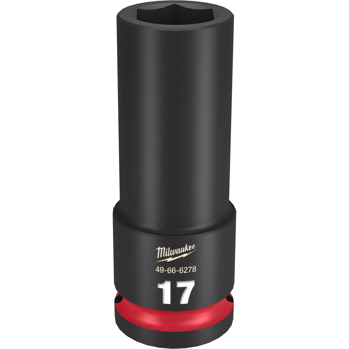 Milwaukee 1/2" Drive 17MM Deep 6 Point Socket SHOCKWAVE Impact Duty™ 49-66-6278
