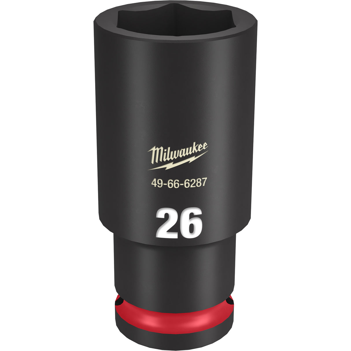 Milwaukee 1/2" Drive 26MM Deep 6 Point Socket SHOCKWAVE Impact Duty™ 49-66-6287