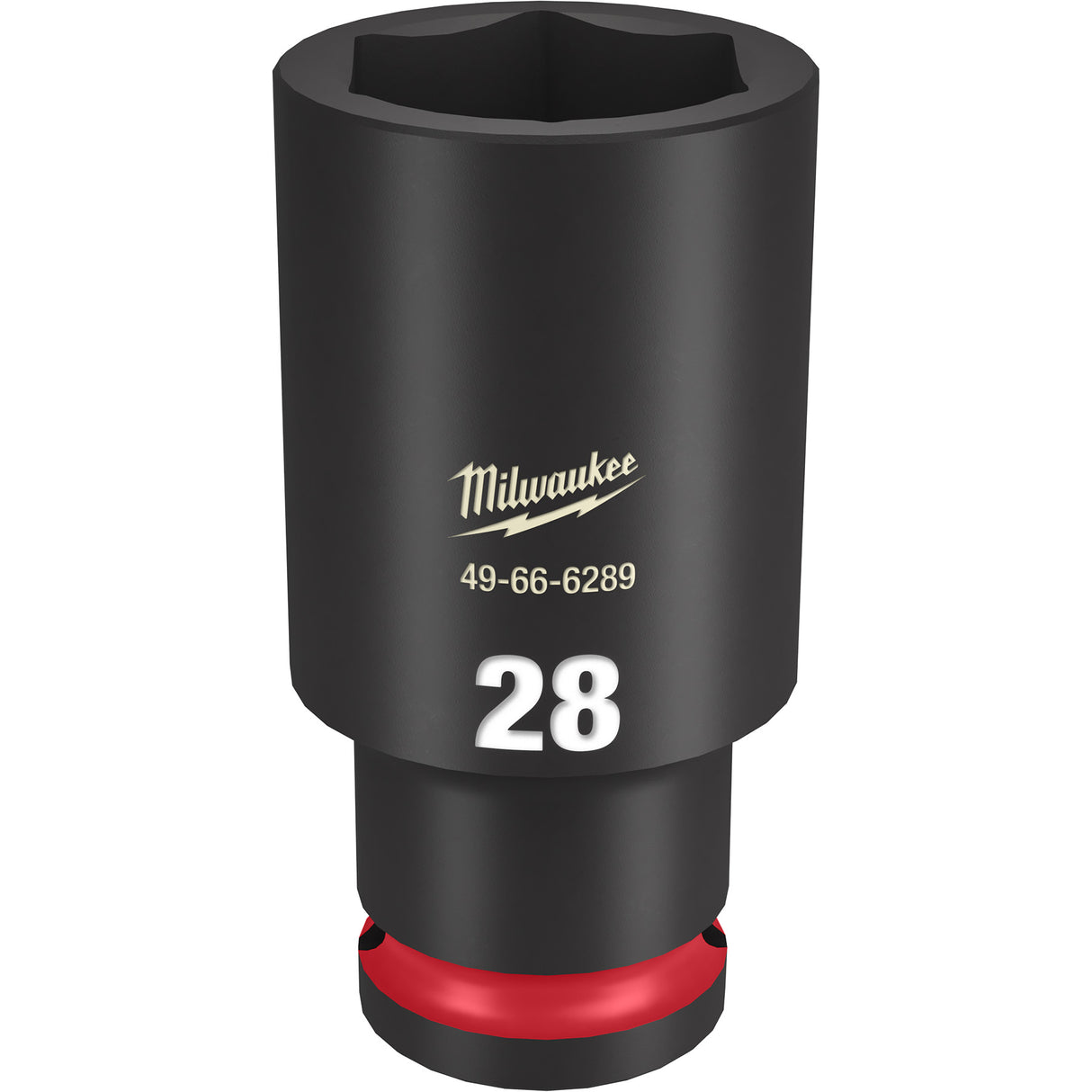 Milwaukee 1/2" Drive 28MM Deep 6 Point Socket SHOCKWAVE Impact Duty™ 49-66-6289