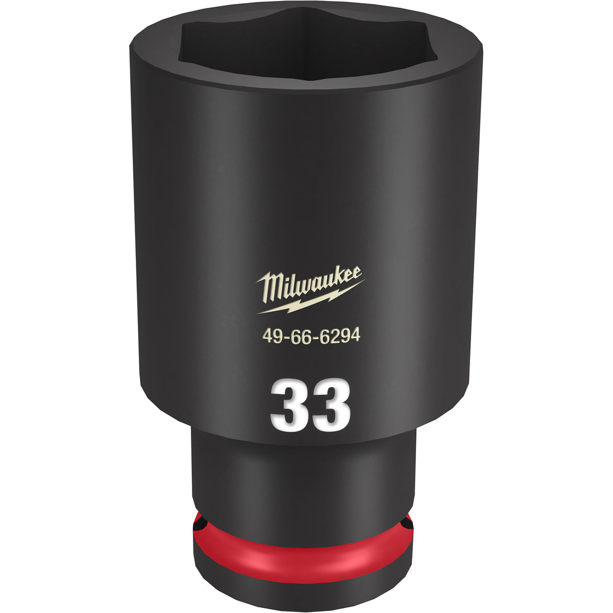 Milwaukee 1/2" Drive 33MM Deep 6 Point Socket SHOCKWAVE Impact Duty™ 49-66-6294