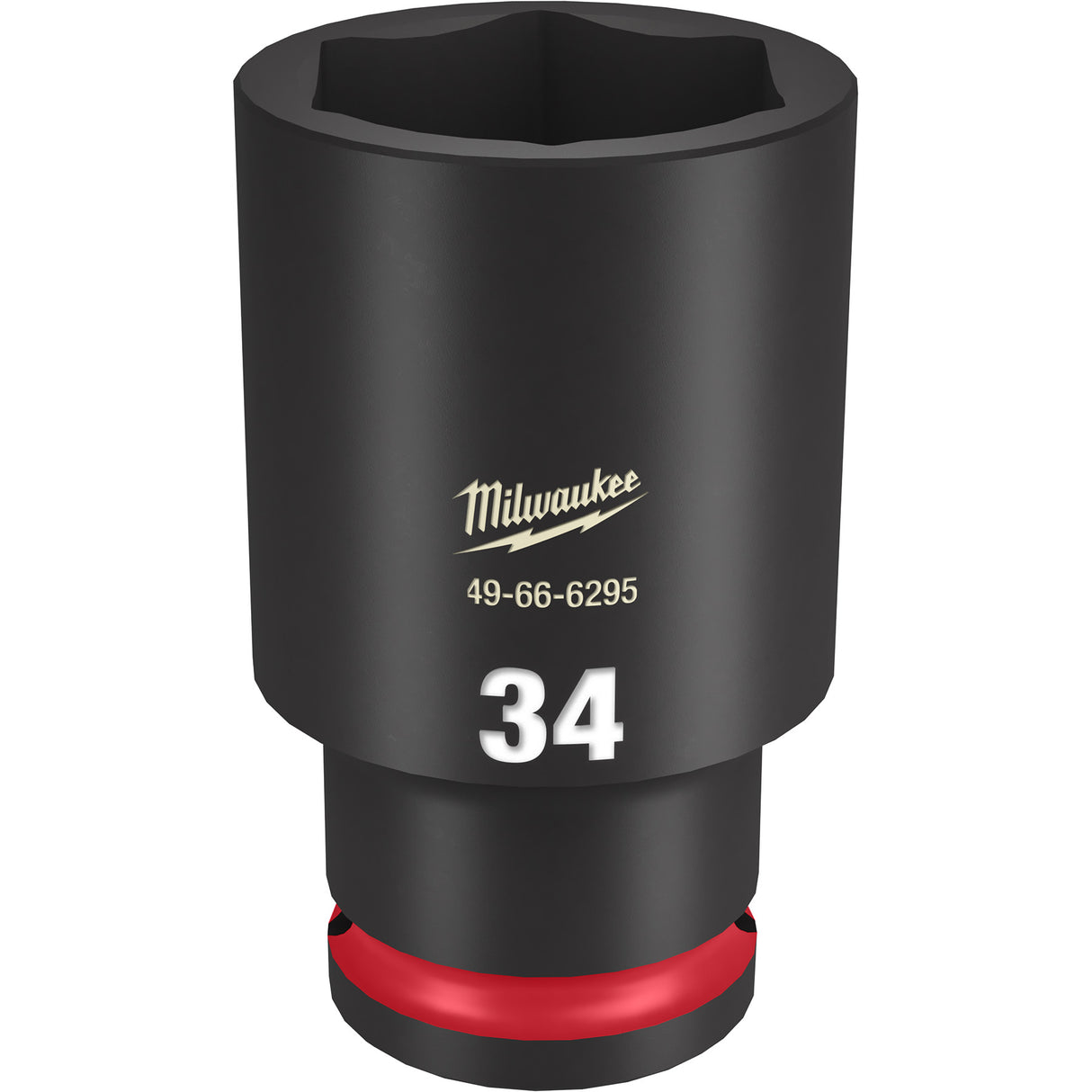 Milwaukee 1/2" Drive 34MM Deep 6 Point Socket SHOCKWAVE Impact Duty™ 49-66-6295