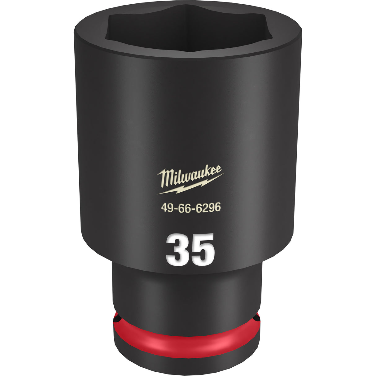 Milwaukee 1/2" Drive 35MM Deep 6 Point Socket SHOCKWAVE Impact Duty™ 49-66-6296
