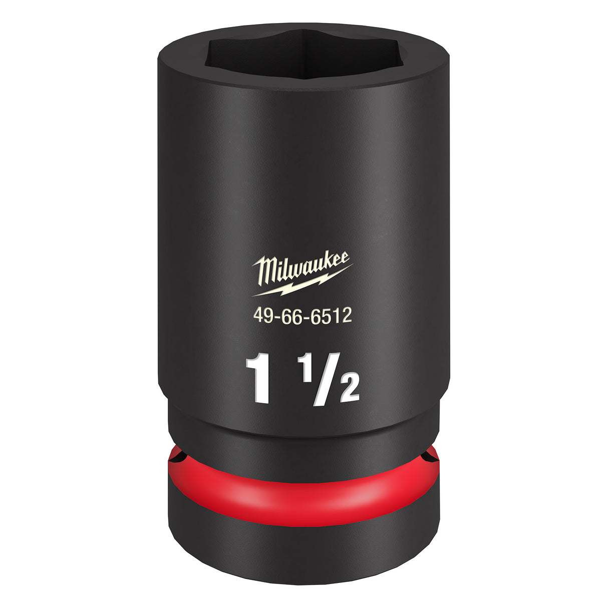 Milwaukee SHOCKWAVE Impact Duty™ 1" Drive 1-1/2" Deep 6 Point Socket 49-66-6512