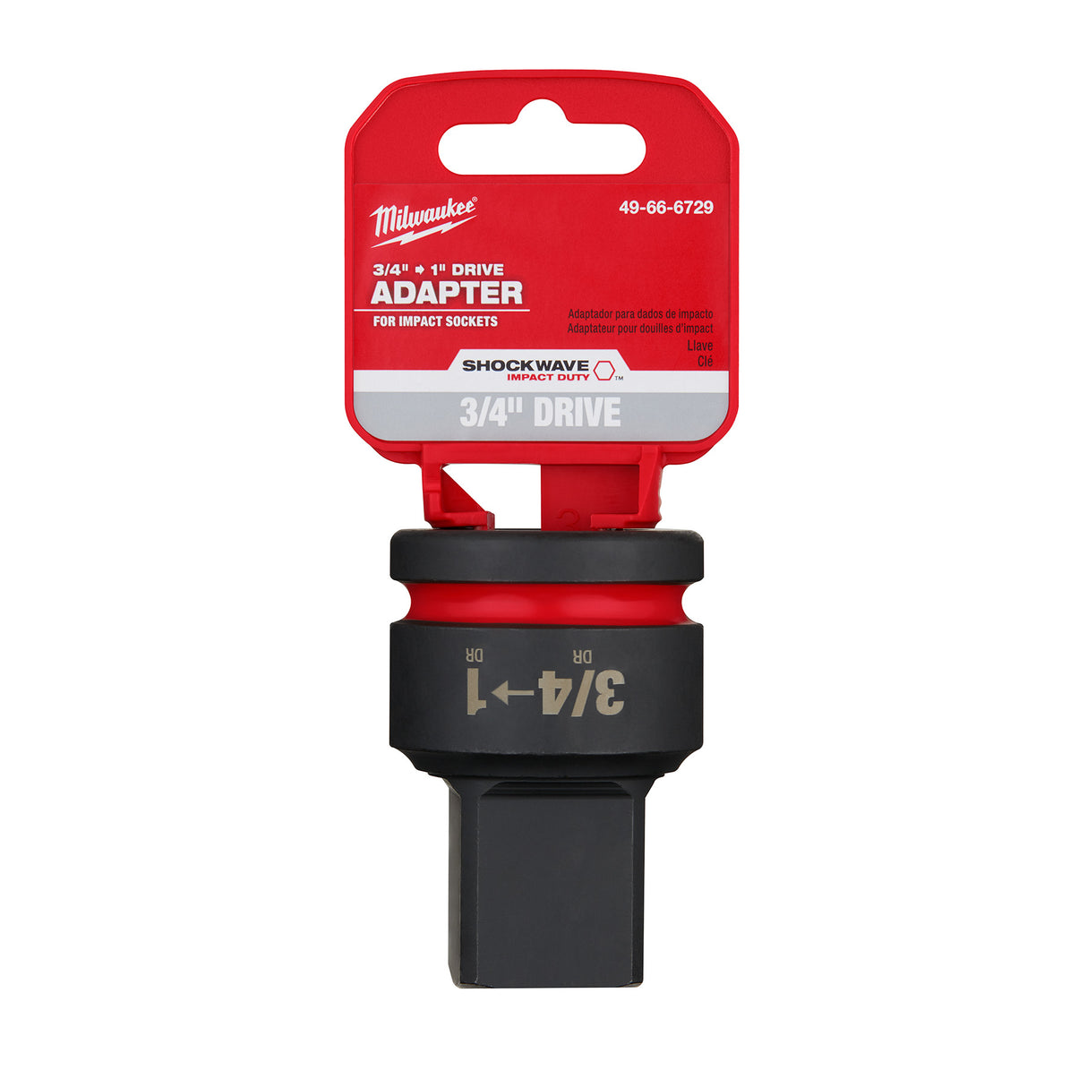 Milwaukee SHOCKWAVE Impact Duty™ 3/4" Drive 1" Drive Adapter 49-66-6729