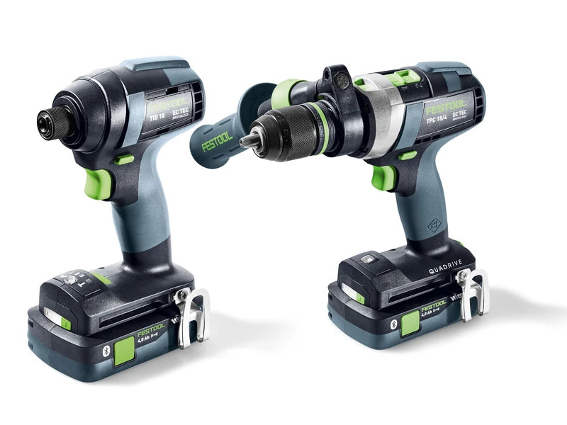 FESTOOL 577616 TID 18 HPC I-Set TPC 18/4 Impact Driver and Drill set