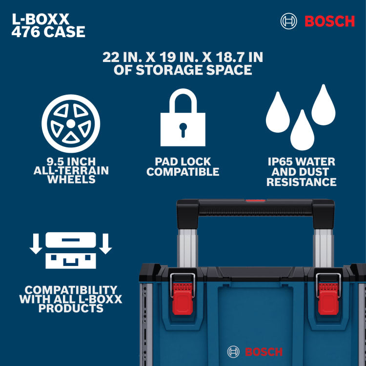 Bosch 476 L-BOXX Contractor Wheeled Box