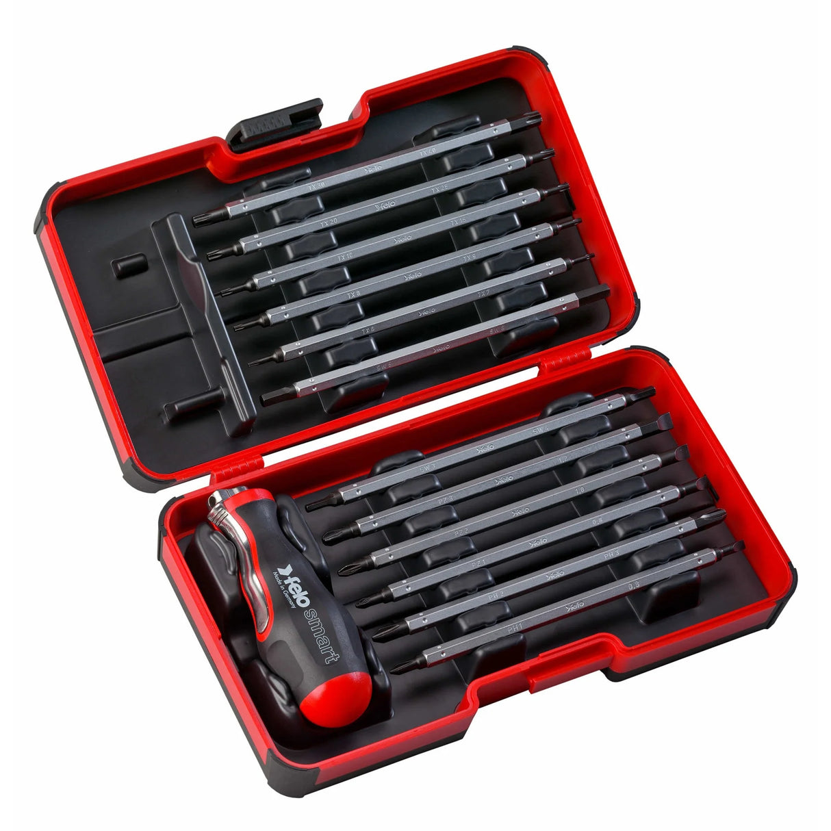 Felo XL-Strongbox smart Evo 13-pcs. SL/PH/PZ/TORX®/HEX