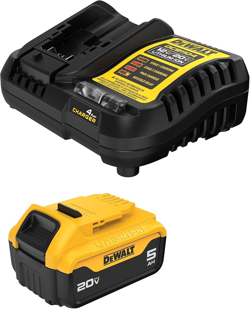 DEWALT DCB205C 20V MAX* 5Ah Battery and Charger Kit