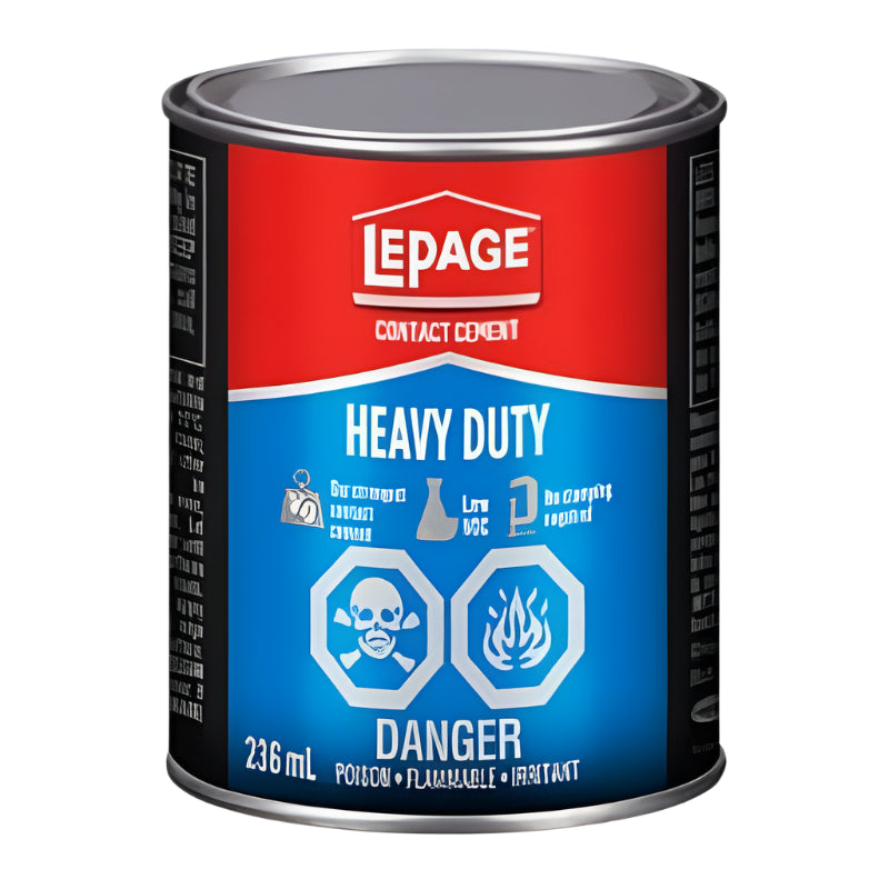 LEPAGE 2994431 Heavy Duty Contact Cement, Light Amber, 236ml