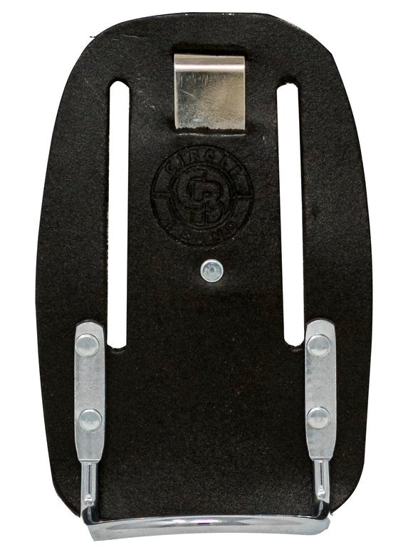 Wallboard CBL027 Circle Brand Leather Hammer Holder w/Clip