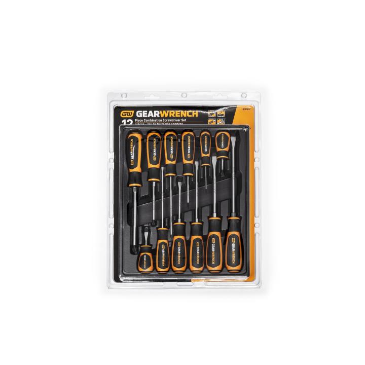 GEARWRENCH 80051H 12 Piece Phillips®/Slotted Dual Material Screwdriver Set