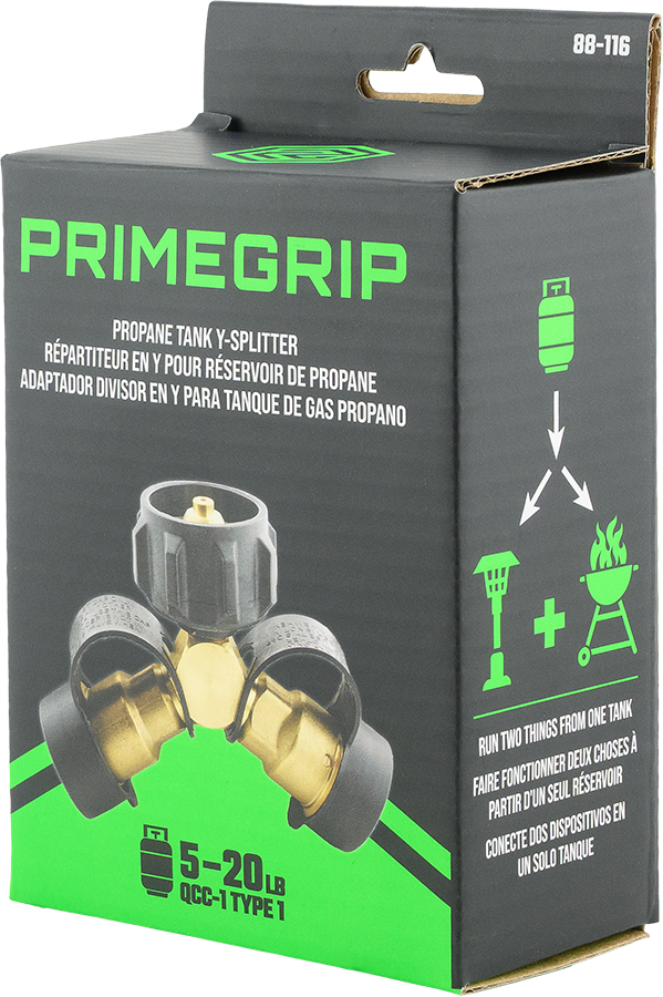 PRIMEGRIP 88-116 Propane Tank Y-Splitter