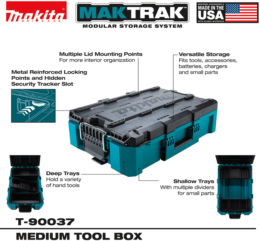 Makita MAKTRAK™ Medium Tool Box
