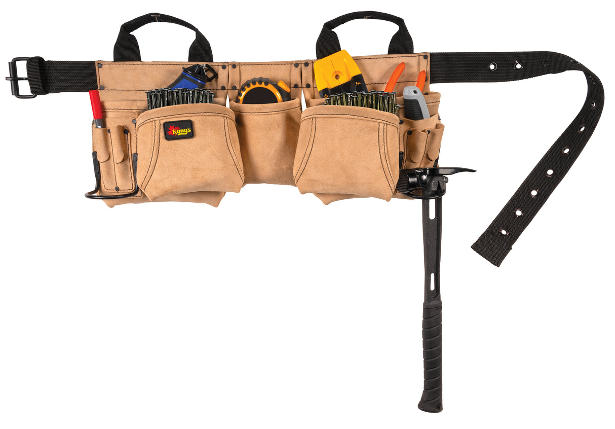 Kuny's AP622A Journeyman Carpenter Apron - 11 Pockets