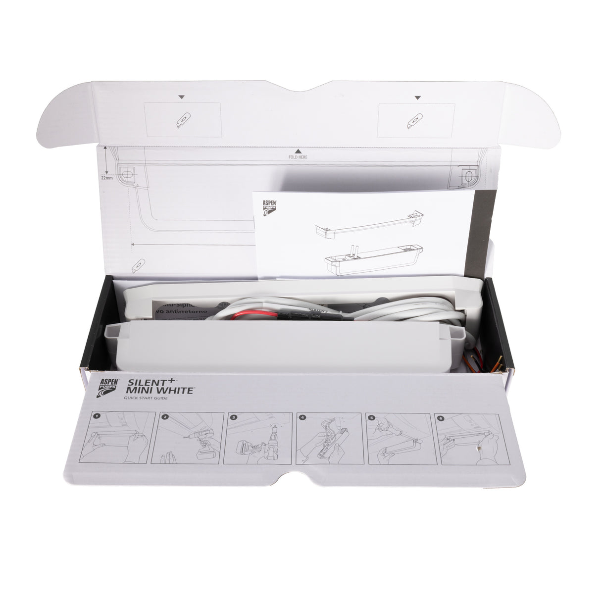 ASPEN PUMPS FP3400/MG Silent+ Mini White Gen 5 Condensate Pump