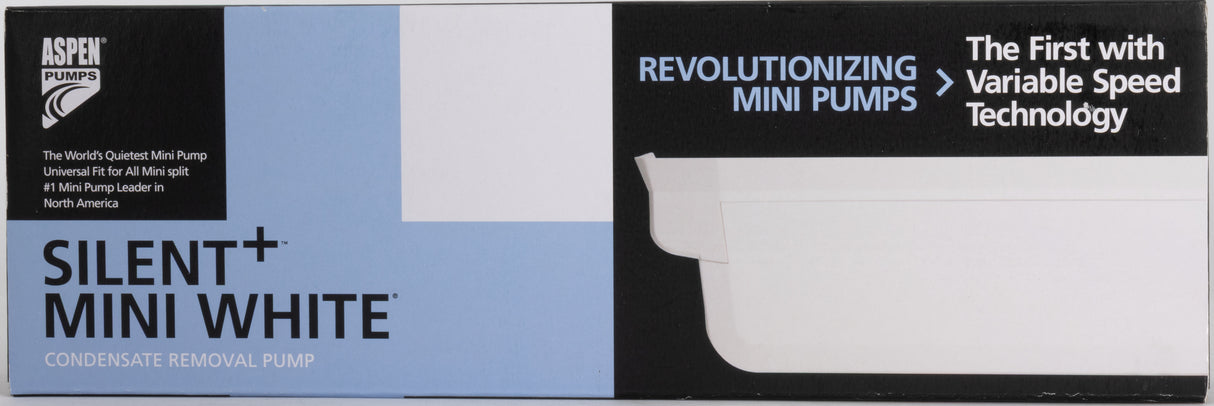 ASPEN PUMPS FP3400/MG Silent+ Mini White Gen 5 Condensate Pump