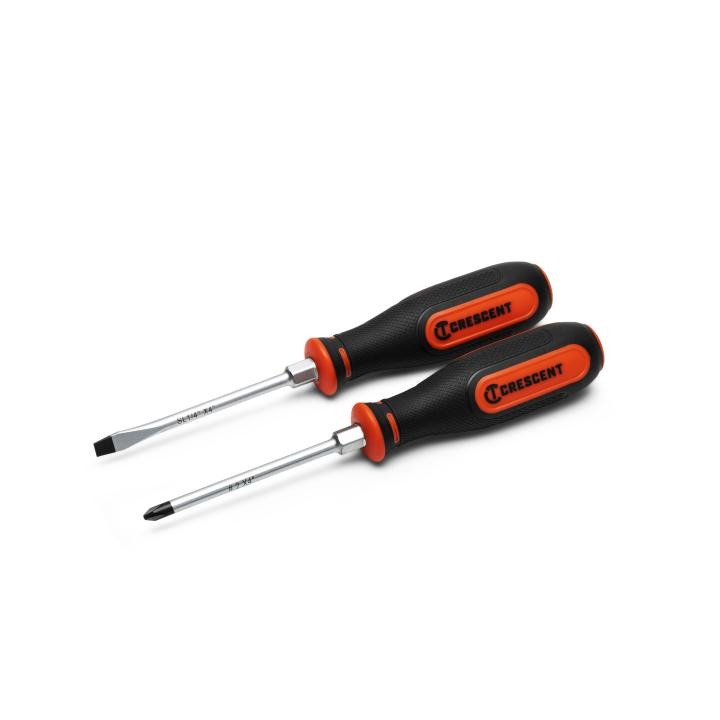 Crescent CSDS2PCSET 2 Piece Dual Material Screwdriver Set