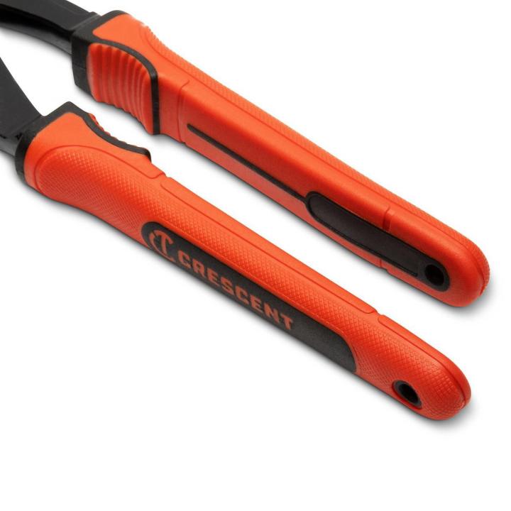 Crescent RTZ210CGR 10" Z2 K9™ Straight Jaw Tongue and Groove Plier with Dual Material Rawhide Handle