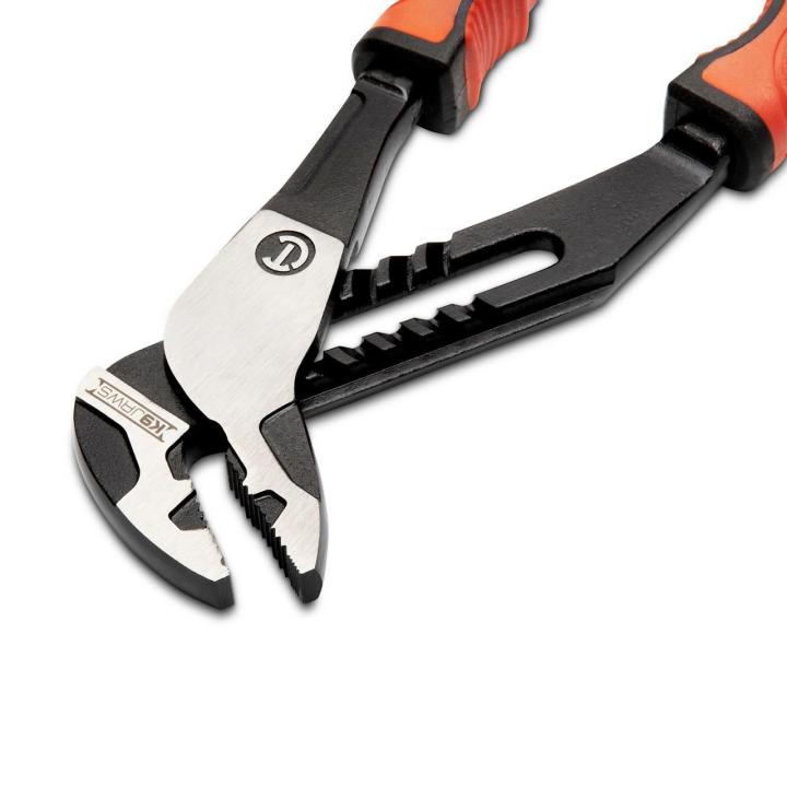 Crescent RTZ210CGR 10" Z2 K9™ Straight Jaw Tongue and Groove Plier with Dual Material Rawhide Handle