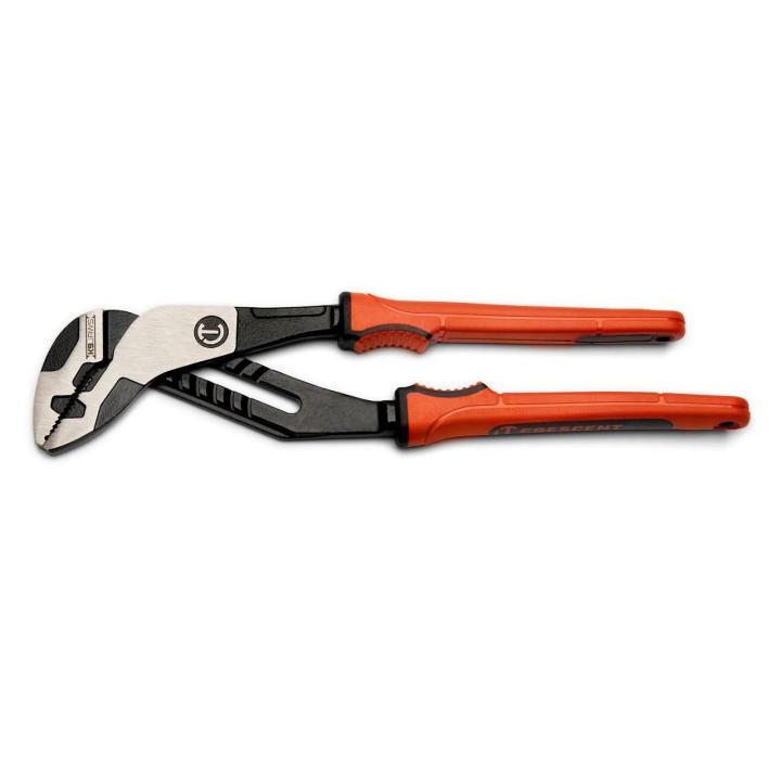 Crescent RTZ212CGR 12" Z2 K9™ Straight Jaw Tongue and Groove Plier with Dual Material Rawhide Handle