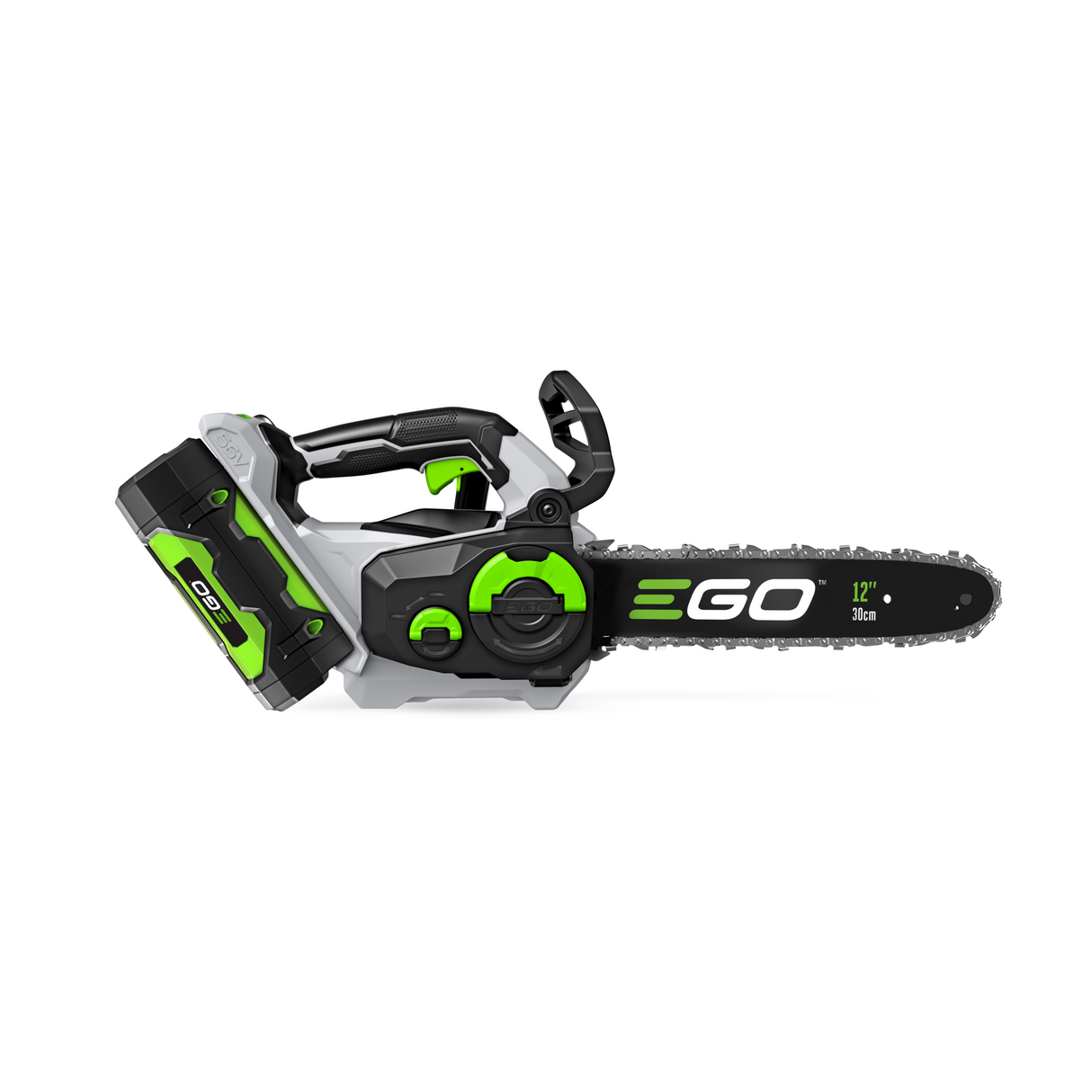 EGO CS1201 POWER+ 12" Compact Chain Saw with 2.5Ah Battery and 210W Charger